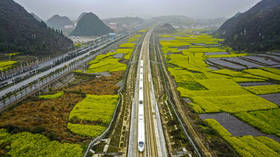 China’s high-speed rail reaches length of Equator
