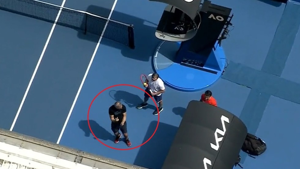 WATCH: Djokovic team send signal to cameras as star trains in Australia