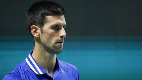 Novak Djokovic is at the center of a major row. © NurPhoto via Getty Images