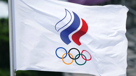 The Russian Olympic Committee flag © Mike Egerton / PA Images via Getty Images