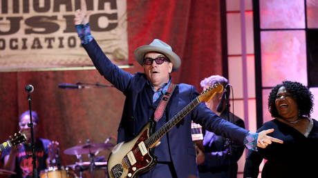 Elvis Costello performs in Nashville, Tennessee. September 11, 2019. © AFP / Terry Wyatt / Getty Images North America