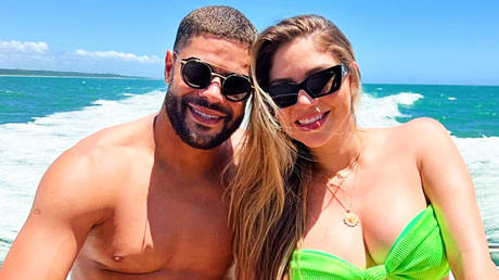 Brazil ace Hulk poses with ex-wife’s niece who is carrying his baby
