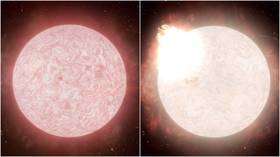 Astronomers witness supergiant star’s death in real-time