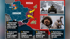 نقشه‌های نبرد پوتین و تهاجم به اوکراین توسط رسانه‌های غربی پوشش داده شده است