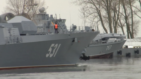 Russian Navy warships embark on ‘long-distance’ mission amid NATO tensions (VIDEO)