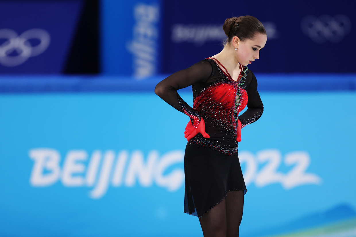 ロシアのフィギュアスケート選手がオリンピックの金メダルを獲得