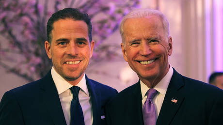 FIL PHOTO. Hunter Biden and Joe Biden attend an event organized by World Food Program USA. ©Teresa Kroeger / Getty Images