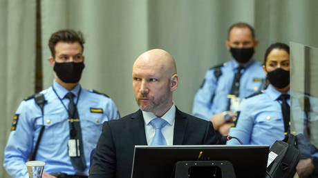 Convicted mass murderer Anders Behring Breivik (FILE PHOTO) © Ole Berg-Rusten/NTB scanpix via AP, File