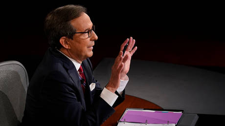 Chris Wallace moderates presidential debate in Cleveland, Ohio