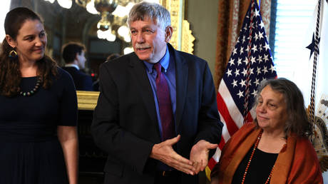 Eric Lander at the Eisenhower Executive Office Building in Washington DC