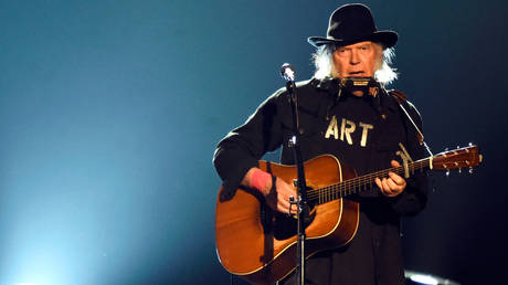 FILE PHOTO. Singer Neil Young. © Getty Images / Frazer Harrison