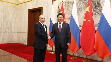 Russian President Vladimir Putin and Chinese President Xi Jinping © How Hwee Young - Pool / Getty Images