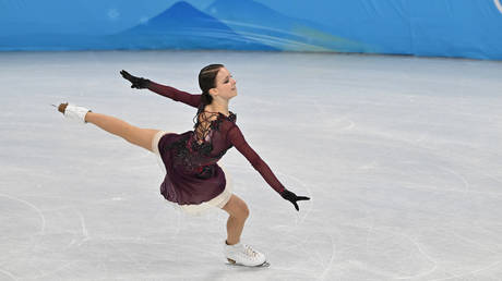 Russian figure skater wins Olympic gold