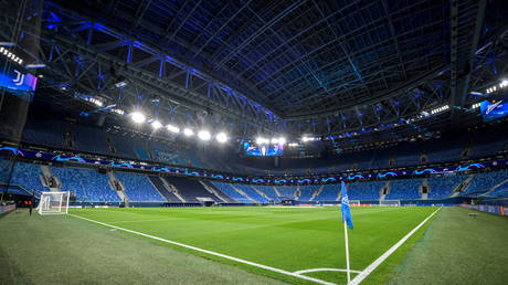 Gazprom Arena is due to hold the Champions League final. © Daniele Badolato / Juventus FC via Getty Images