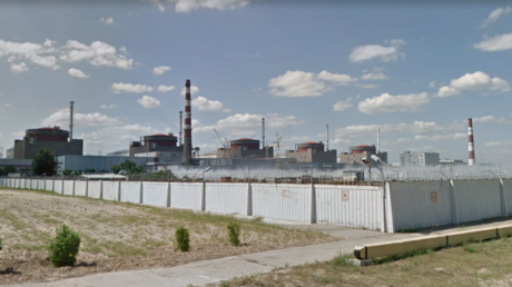 FILE PHOTO: A general view of the Zaporizhzhia Nuclear Power Plant, near Enerhodar, Ukraine