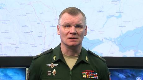 FILE PHOTO: Russian Defense Ministry's spokesman, Major General Igor Konashenkov.