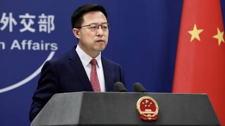 FILE PHOTO. Chinese Foreign Ministry spokesman Zhao Lijian. ©VCG/VCG via Getty Images