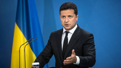Ukrainian President Volodymyr Zelensky. © Getty Images / Stefanie Loos-Pool