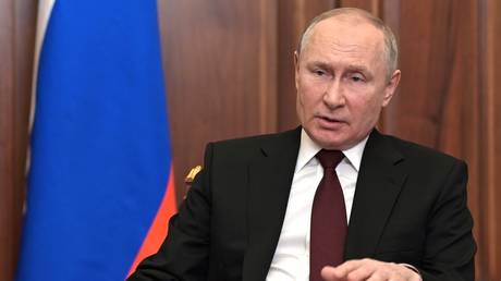 Russia's President Vladimir Putin © Kremlin Press Service / Handout / Anadolu Agency via Getty Images