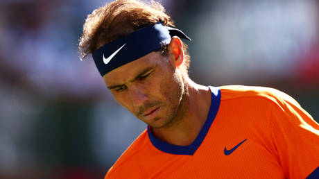 Rafael Nadal’s unbeaten run ended in California. © Clive Brunskill / Getty Images