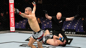 UFC debutant Mokaev chokes opponent in under a minute (VIDEO)