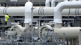 俄罗斯的普京和德国的肖尔茨谈论卢布的天然气