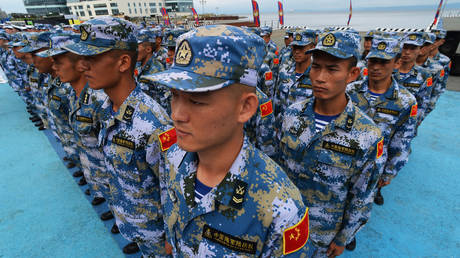 Chinese troops at the opening ceremony of military games in Russia’s Vladivostok. © Sputnik / Vitaliy Ankov