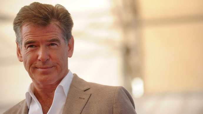 Saving the world: Pierce Brosnan