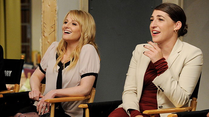 Mayim Bialik and Melissa Rauch
