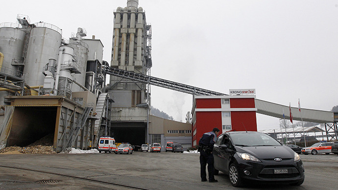Three people killed, seven wounded in shooting at a factory in central Switzerland