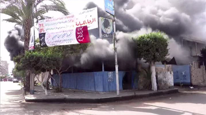 A screenshot from AP video. March 2, 2013.