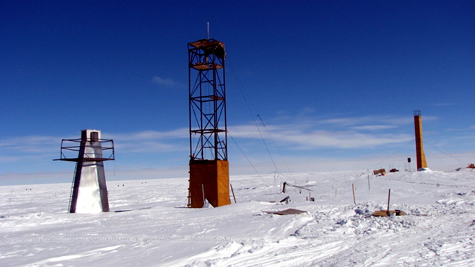 Vostock research camp in Antarctica (Reuters / Alexey Ekaikin)