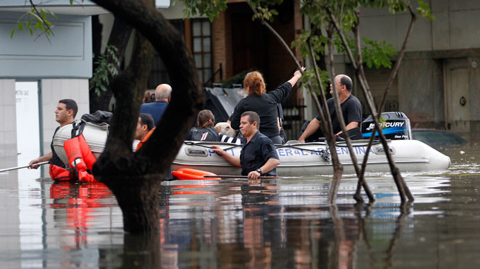 Venice Aires? Argentina capital submerged as storms leave at least 8 dead