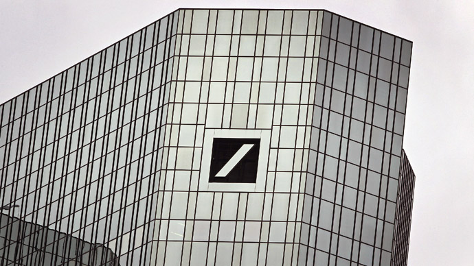 The towers of German company Deutsche Bank are seen in Frankfurt am Main, central Germany (AFP Photo)
