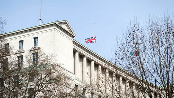 British Ministry of Defence building in central London (AFP Photo)
