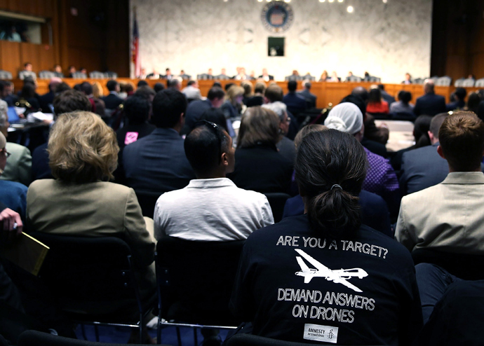 Audience members listen to testimony during a Senate Judiciary Subcommittee on Civil Rights and Human Rights hearing on Capitol Hill on April 23, 2013 in Washington, DC (Mark Wilson / Getty Images / AFP)