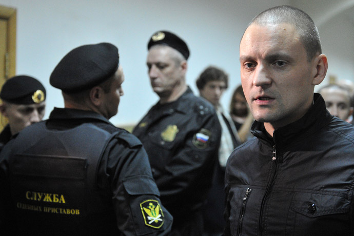 Left Front movement coordinator Sergey Udaltsov (RIA Novosti)