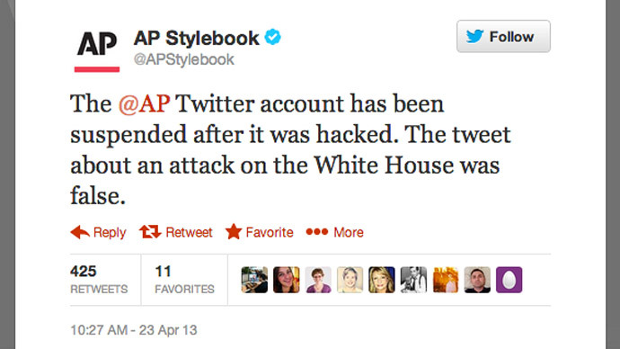 Feds investigate gains after AP Twitter hack