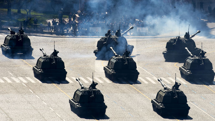 MSTA-S howitzers. (RIA Novosti / Alexander Vilf)