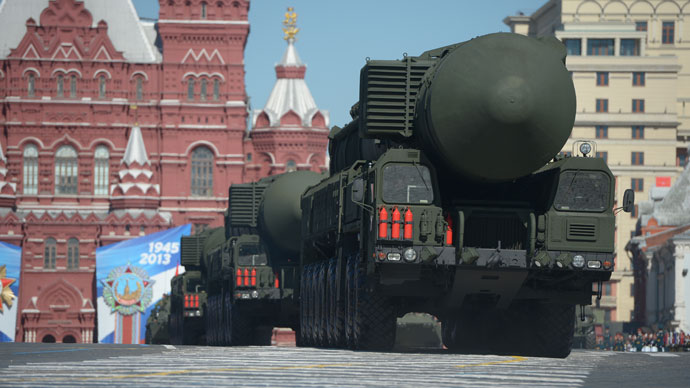 Topol-M road-mobile intercontinental ballistic missile.(RIA Novosti / Syisoev)