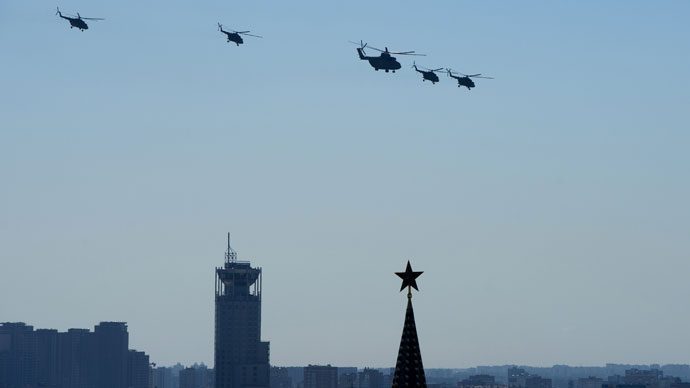 Mi-8 and Mi-26 helicopters.(RIA Novosti / Alexander Vilf)