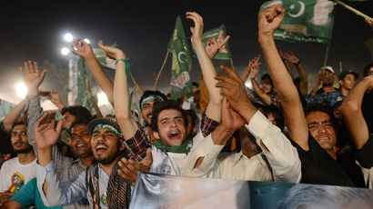 Sharif claims early victory in Pakistan election, poised for third term