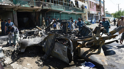 Taliban attack leaves 37 burned-out NATO fuel trucks in Afghanistan (PHOTOS)