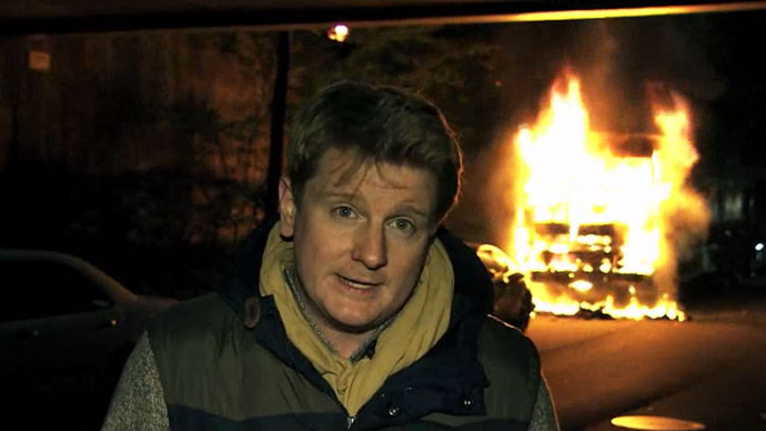 RT's Peter Oliver. Screenshot from RT video.