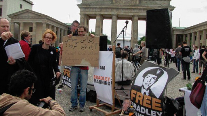 Worldwide protests get under way on eve of Bradley Manning trial: LIVE UPDATES