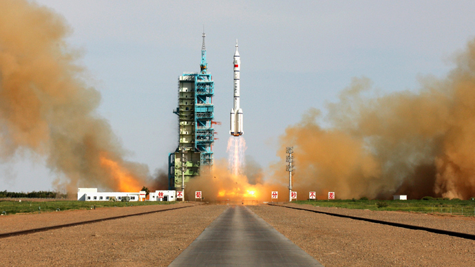 China launches its longest manned mission to experimental space station