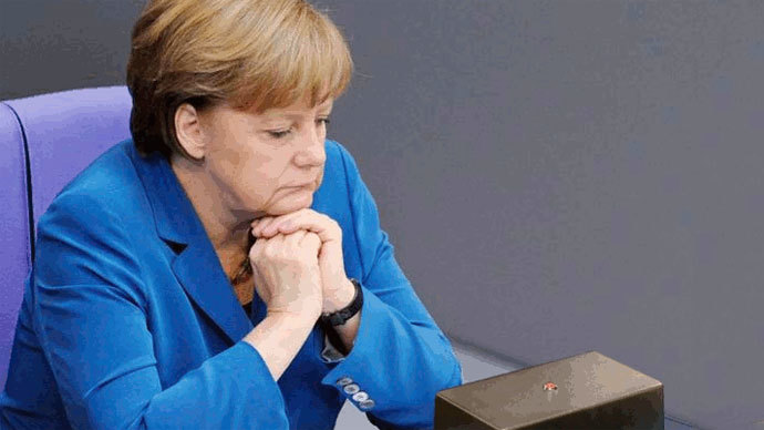 Merkel with 'The Internet.' Image from newsfromneuland.tumblr.com
