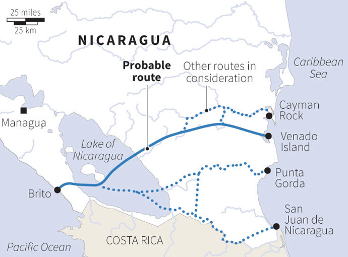 Chinese billionaire confident $40bn Nicaragua canal will be built — RT ...