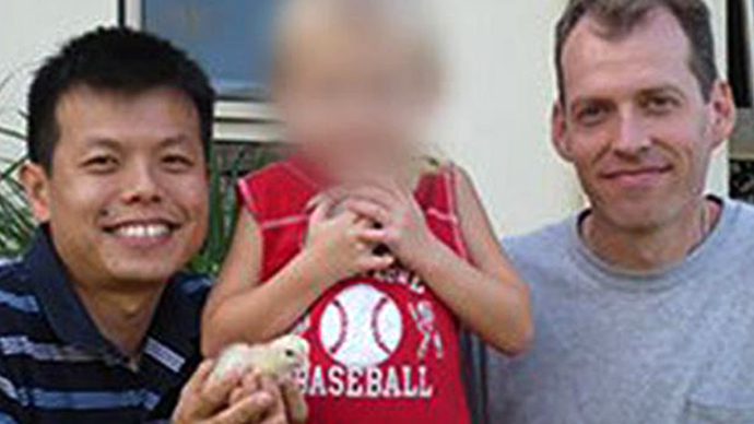 690px x 388px - Gay couple accused of sexually abusing adopted Russian boy ...