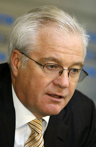 Russiaâs UN envoy Vitaly Churkin (RIA Novosti / Ruslan Krivobok)